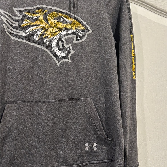 Under Armour Towson Gray ColdGear Hoodie - Picture 2 of 4